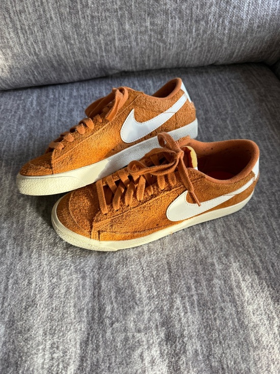 Nike Shoes - Nike Blazer Low ‘77 Vintage Orange Suede Low-Top Sneakers Womens 7.5